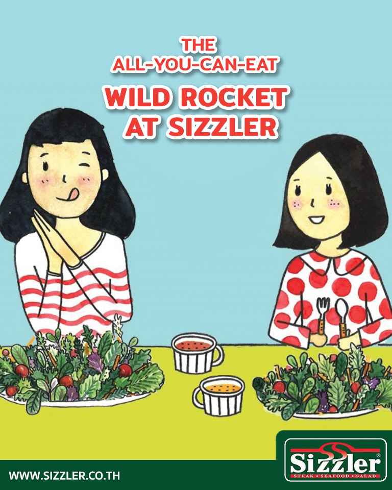 The All-You-Can-Eat Wild Rocket at Sizzler